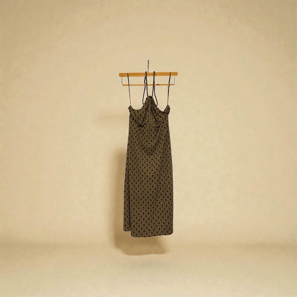 Michael Kors Brown Midi Dress